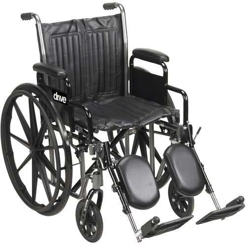 Wheelchair 16  Dual Axle Detachable Full Arms  Elr's