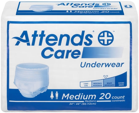 Underwear, Attends X-absorbency Disp Med (25-bg 4bg-cs) Bg - 25