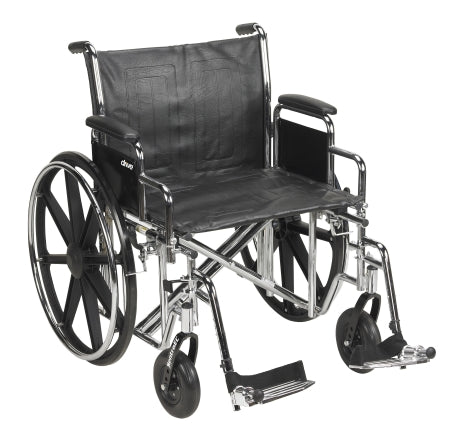 Wheelchair Bariatric McKesson 22 Inch 450 lbs. Weight Capacity