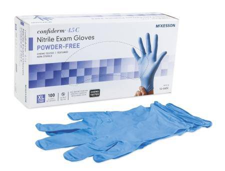 Glove, Exam Nitrl Pf Chemo Bluxlg (100-bx 10bx-cs) Bx - 100