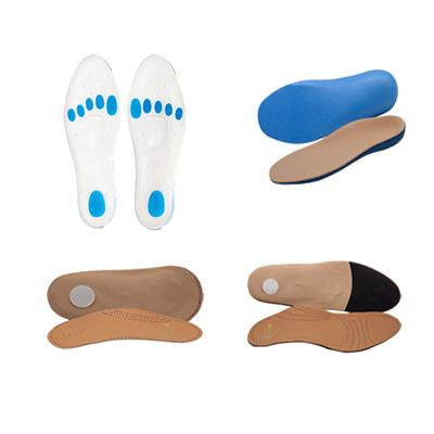 Orthotic inserts and silicone insoles