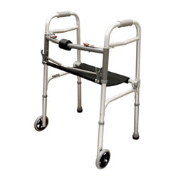 Walker W-seat Adult  2-button & 5  Wheels  Roscoe