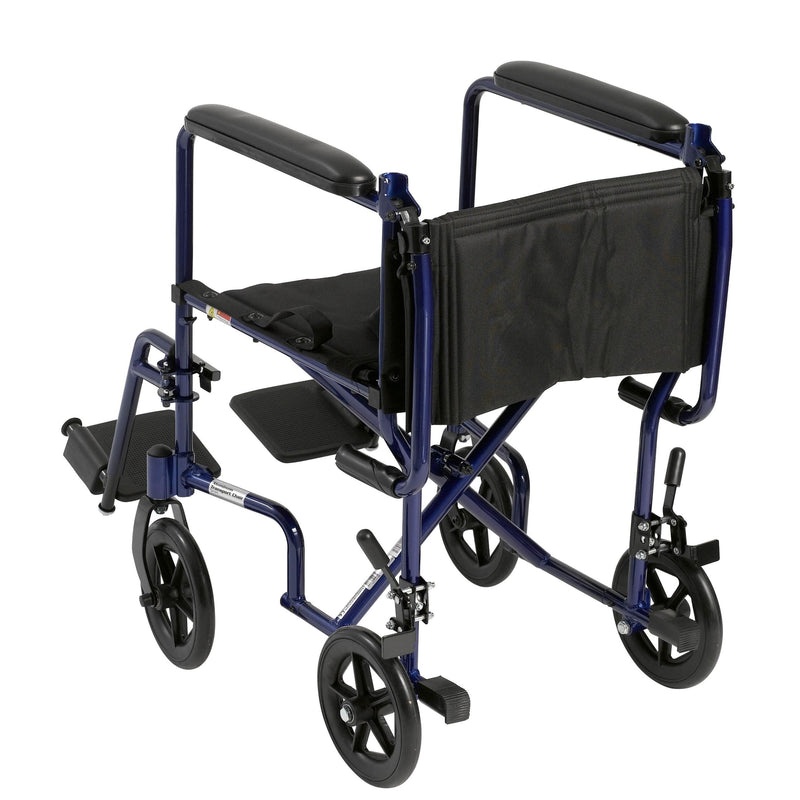 Wheelchair Transport Lightweight Blue 17