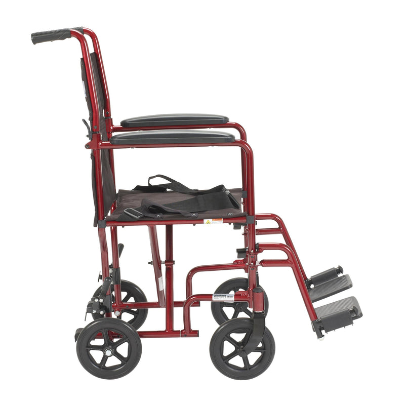 Wheelchair Transport Lightweight Red 17