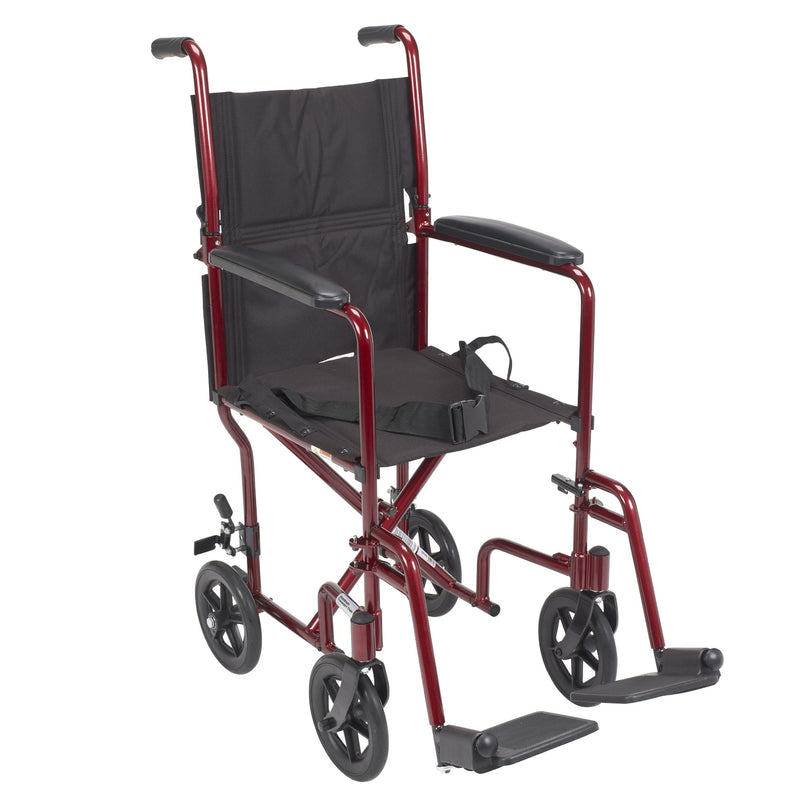 Wheelchair Transport Lightweight Red 17