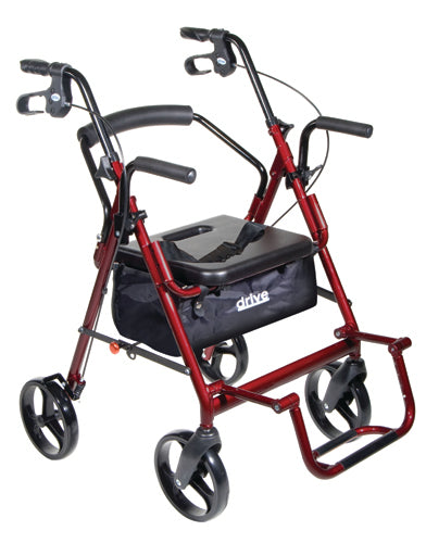 Duet Rollator-transport Chair Blue