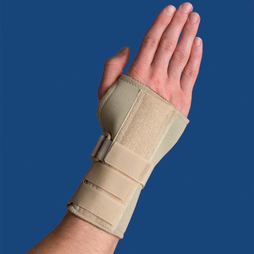 Thermoskin Carpal Tunnel Brace W- Dorsal Stay Lge Right Beige