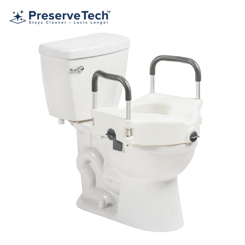 Drive Preservetech Secure Lock Raised Toilet Seat 350lbs