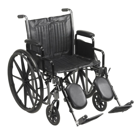 Wheelchair, Dda Elr 20" 350lbss Ea - 1