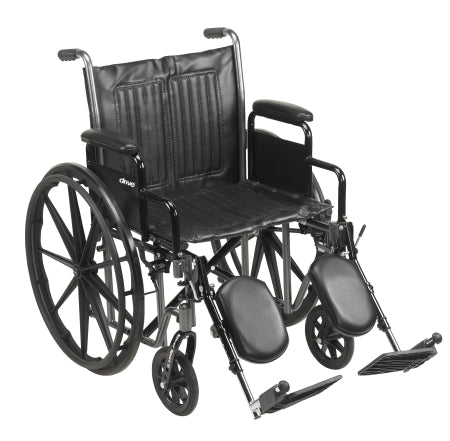 McKesson Wheelchair DDA ELR 20" 350lbs