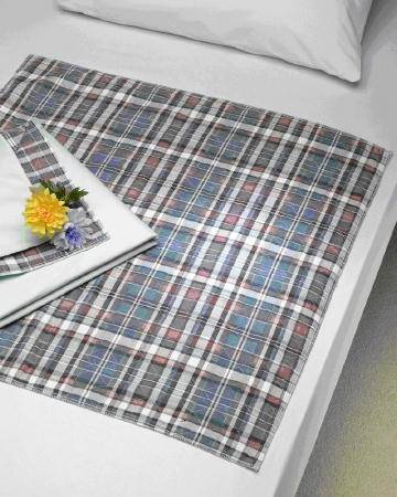 Underpad, Reuseable Plaid 34x36 (12-dz) Dz - 12