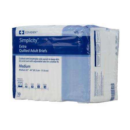 Brief, Simplicity Quilted Adult Moderate Absorption (10/Bg)