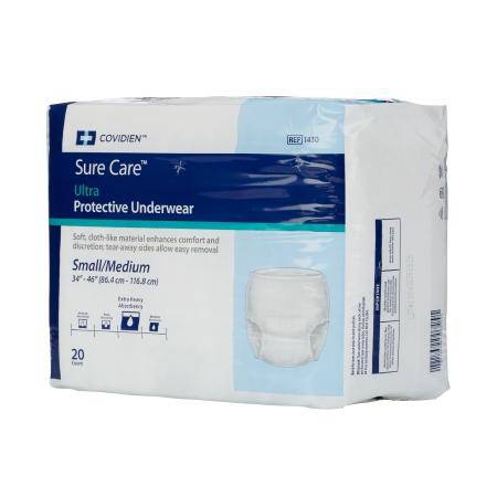 Underwear, Sure Care Ultra Prot Med (20-bg 4bg-cs)    Kenico Bg - 20