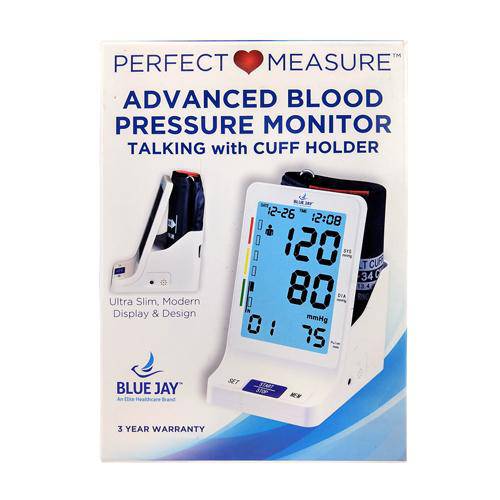 Blue Jay Perfect Measure Big Digit Talking Dluxe BP Monitor
