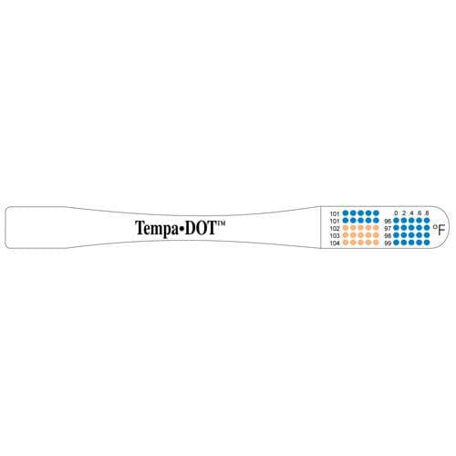 Tempa-dot Disposable Thermometer Non-sterile Bx-100