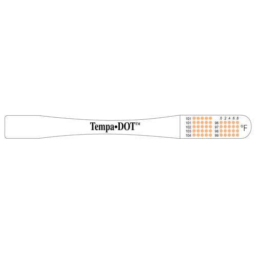 Tempa-dot Disposable Thermometer Non-sterile Bx-100