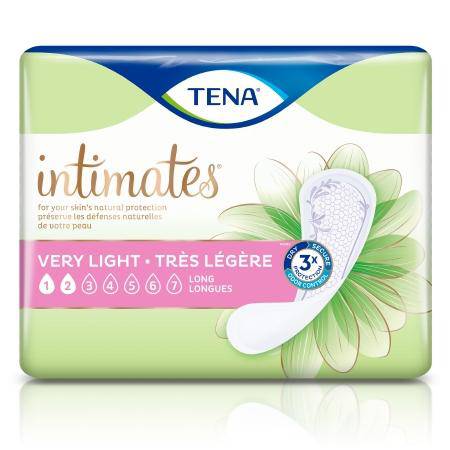 Bladder Control Pad TENA® Intimates™ Light Absorbency Dry-Fast Core™ One Size (Bag of 50)