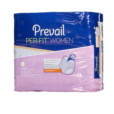 Underwear, Prevail Per-fit Women 58"-68" Xlg (14-bg 4bg-cs) Bg - 14