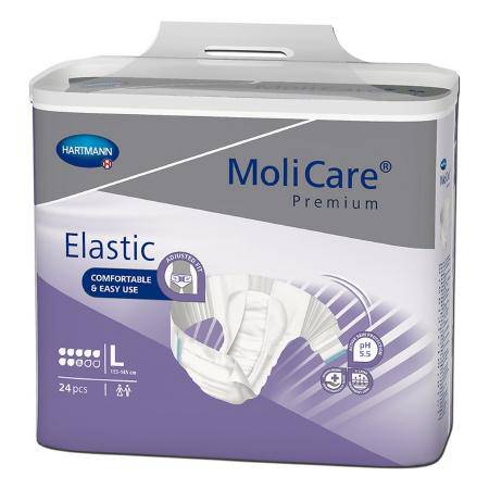 Brief, Molicare Premium Elas Disp 8d Lg (24-bg 3bg-cs) Bg - 24