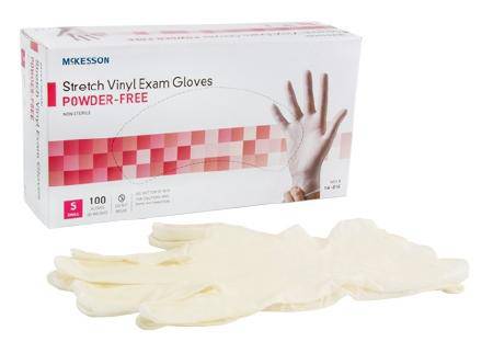 Glove, Exam Vnyl Strtch Pf Sm(100-bx 10bx-cs Bx - 100