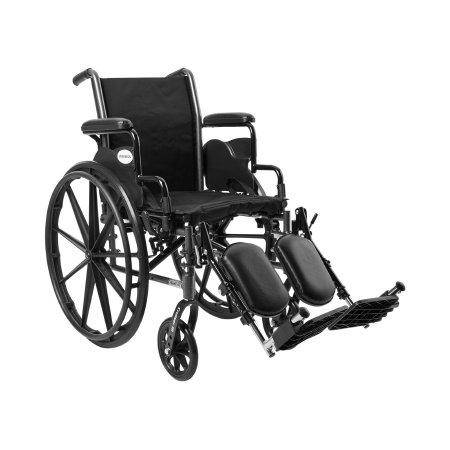 Lightweight Wheelchair McKesson Dual Axle 16in Seat 300lb. Capacity (Ea-1)