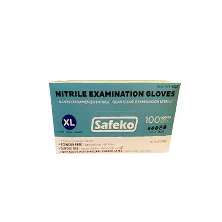 Safeko Nitrile Powder-Free Examination Gloves X-Large 100/Box