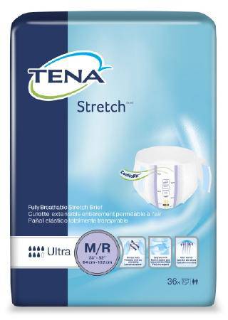 Brief, Tena Strch Ultr Med-reg(36-bg 2bg-cs) Bg - 36