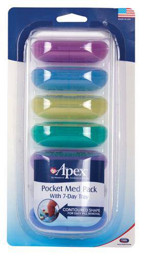 Pocket Med Pack W- 7-day Tray