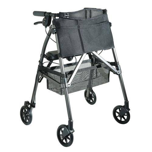 EZ Fold-N-Go Rollator - Black Walnut