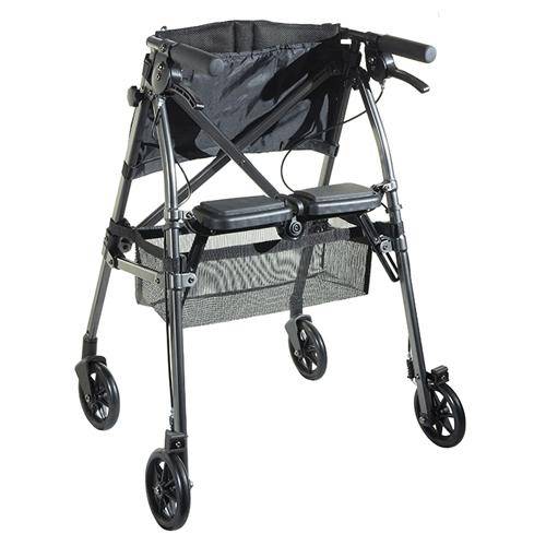 EZ Fold-N-Go Rollator - Black Walnut