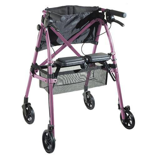 EZ Fold-N-Go Rollator - Regal Rose