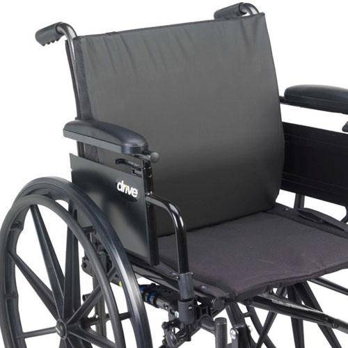 Wheelchair Back Cushion 20x17  General Use  W-lumbar Support
