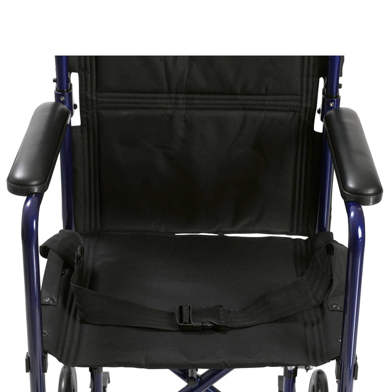 Wheelchair Transport Lightweight Blue 19