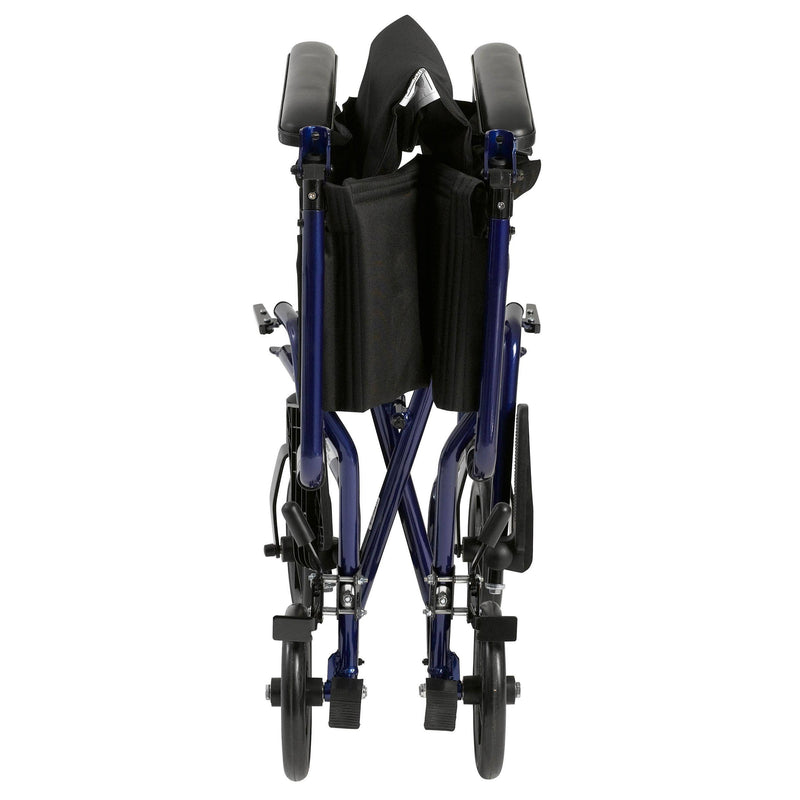 Wheelchair Transport Lightweight Blue 19