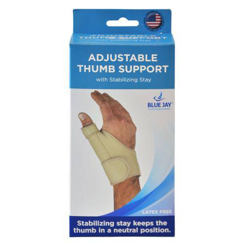 Blue Jay Adj Thumb Support W-stabilizing Stay Beige Sm-md