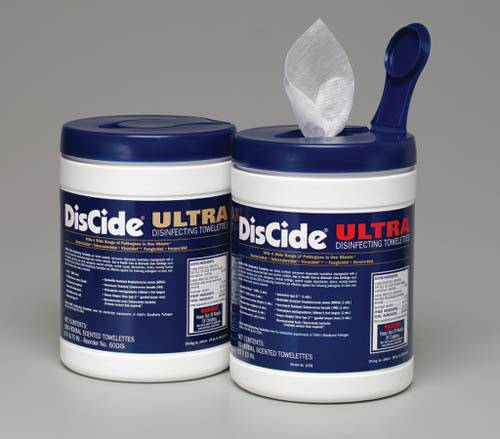 Discide Ultra Disinfecting Towelettes- 6  X 6.75  Pk-160