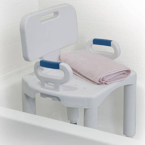 Bath Bench  Premium Series With Back And Arms