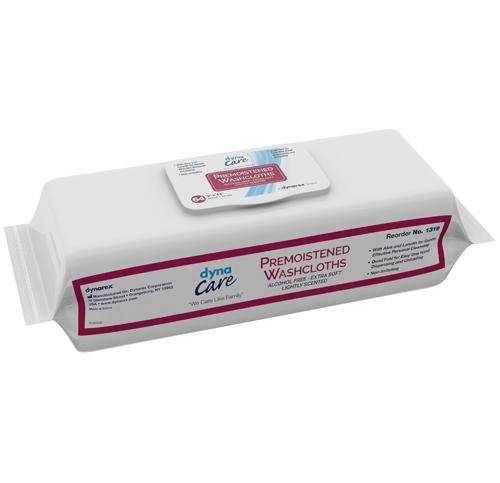 Washcloths - Premoistened & Disposable  Refill Pk-64